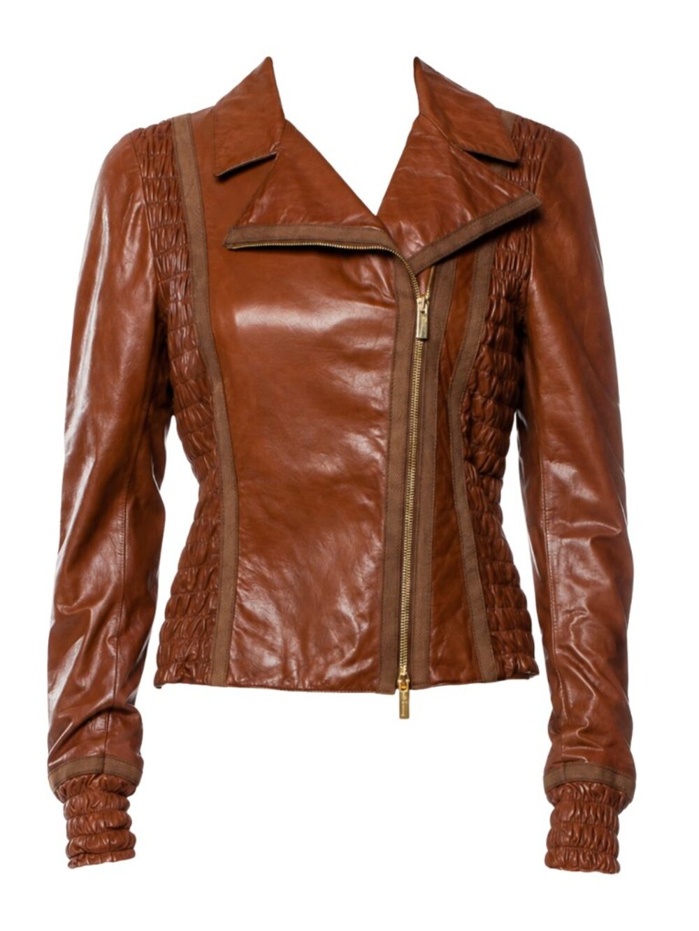 Blumarine Brown Biker Jacket